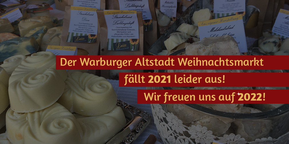 Weihnachtsmarkt in Warburgfällt 2021 aus